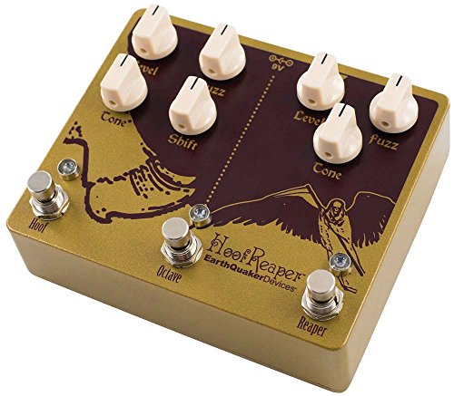 EarthQuaker Devices Hoof Reaper V2 Double Fuzz Guitar Effects Pedal with Octave Up