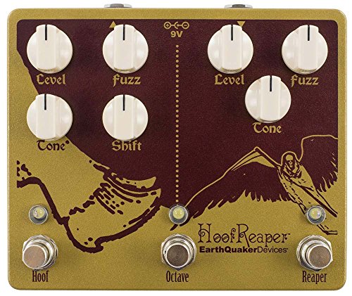 EarthQuaker Devices Hoof Reaper V2 Double Fuzz Guitar Effects Pedal with Octave Up